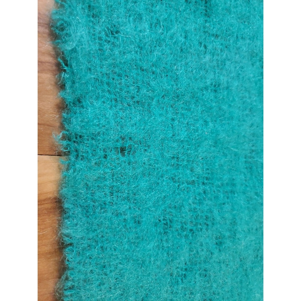 Whitley Willows Neckwear 62% Mohair 38% Wool Scarf Shawl Turquoise Blue - Picture 5 of 9